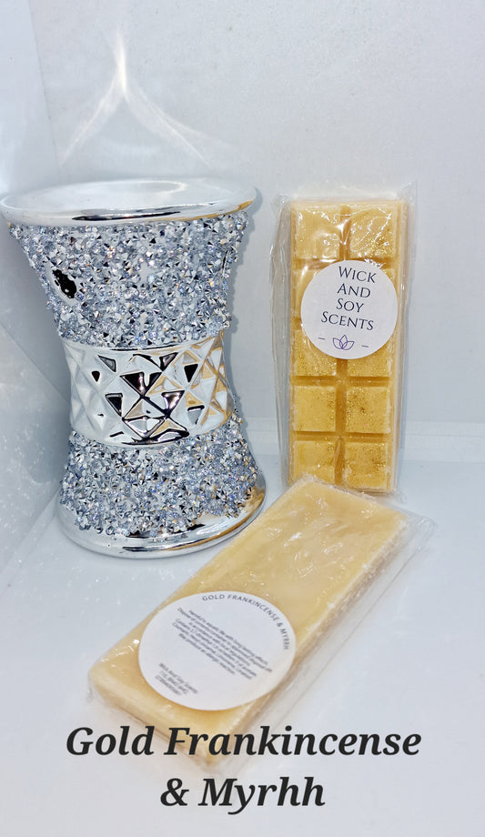 Gold Frankincense & Myrrh Scented Snap Bar