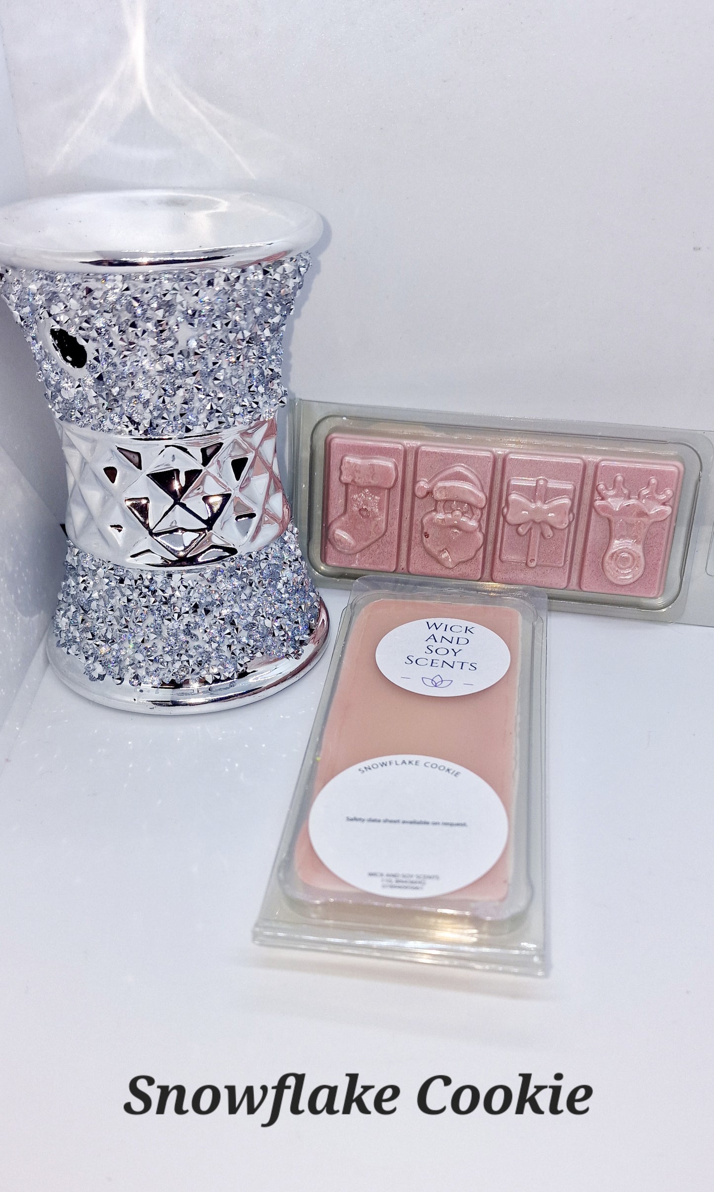 Snowflake Cookie Christmas Snap Bar